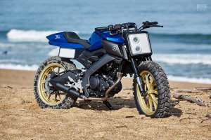 Parfaitement formé : un tracker Yamaha MT-125 funky de Kingston Custom