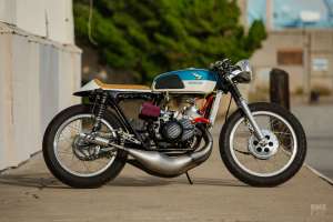 Café racer Honda CL350 2 temps