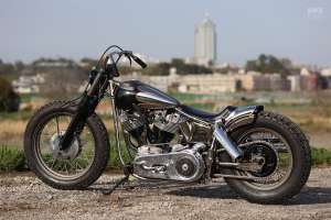 Harley-Davidson FLH Shovelhead 1970 par Hide Motorcycle