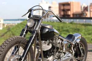 Harley-Davidson FLH Shovelhead 1970 par Hide Motorcycle