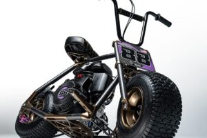 Micro-muscle : mini-vélo propulsé par Honda Cohn Racers