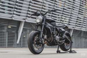 Un kit moto Ducati Scrambler de Bad Winners