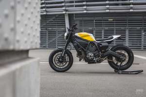 Un kit moto Ducati Scrambler de Bad Winners