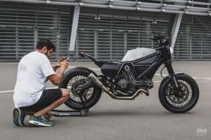 Un kit moto Ducati Scrambler de Bad Winners