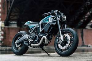 Ducati Scrambler 1100 Sport Pro café racer sur mesure par Wedge Motorcycle
