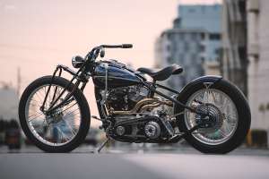 Bobber Harley Shovelhead 1978 par Asterisk Custom Works