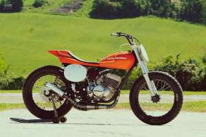 Traqueur plat Harley-Davidson SX250 1974 par Fuchs Workshop