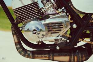 Traqueur plat Harley-Davidson SX250 1974 par Fuchs Workshop