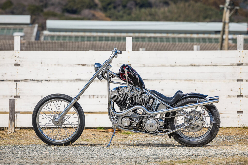Carrura : le Harley FXS Chopper 1978 de Kid Custom Factory