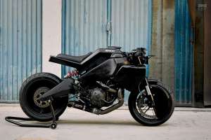 Buell 1125CR personnalisée par Ad Hoc Café Racers