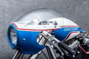 Semi-rigide Buell personnalisé avec moteur S1 White Lightning