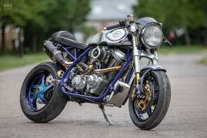 S&S Cycle café racer par Sutton & Marsden
