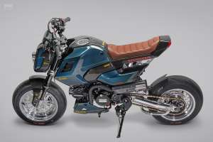 Honda Grom 2025 personnalisé par Steady Garage