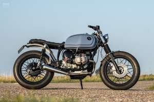 Bobber boxer BMW R65/R100 par Sam Clercx