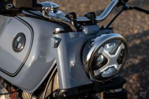Bobber boxer BMW R65/R100 par Sam Clercx