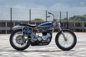 Vélo de course sur piste plate Triumph Trackmaster 1970