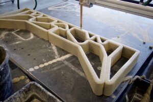 Du béton imprimé en 3D qui cherche à rendre la construction plus écologique et moins chère