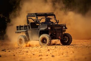 Cet adorable petit UTV vient d&rsquo;être rédigé par l&rsquo;armée. A besoin d&rsquo;un super sérum