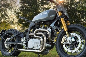 Sculptée en Suède : la Yamaha TR1 de Helsingland Custom Workshop