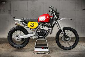 Hommage moderne à la Husqvarna Cross par Gas&Retro