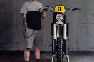 Hommage moderne à la Husqvarna Cross par Gas&Retro