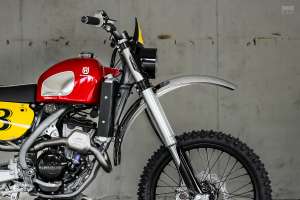Hommage moderne à la Husqvarna Cross par Gas&Retro