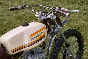 Scrambler Harley-Davidson Baja 100 par Utopeia Moto Company