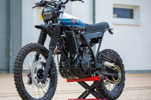 Jeudi en arrière – Cool Whip : le Scrambler Suzuki DR650 croustillant de HB-Custom