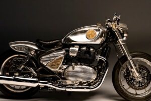 Parivar : Fusil de chasse Royal Enfield personnalisé Wannabe-Choppers 650