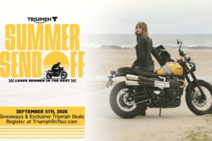 Événements des concessionnaires Triumph&rsquo;s Beer Can Chicken et Summer Send-off. Terminez la saison en beauté