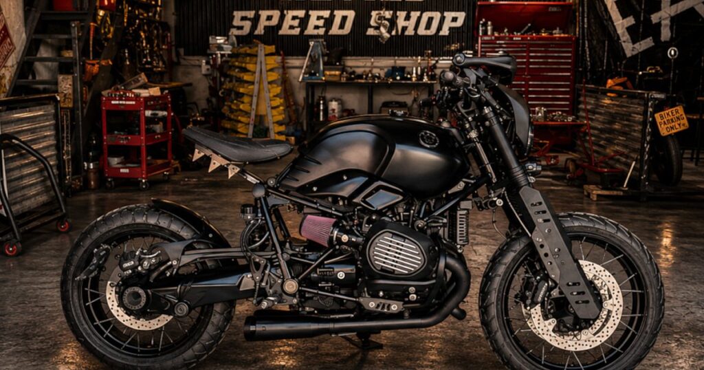 Dark Knight Boxer : la BMW R nineT Urban G/S de Kevils Speed ​​Shop