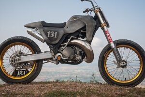 Curseur Superleggera : KX250 recouvert d&rsquo;aluminium de GM Motorcycles
