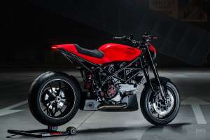 Ducati Multistrada café racer par NorthEast Custom