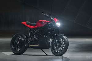 Ducati Multistrada café racer par NorthEast Custom