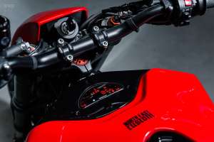 Ducati Multistrada café racer par NorthEast Custom