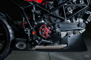 Ducati Multistrada café racer par NorthEast Custom