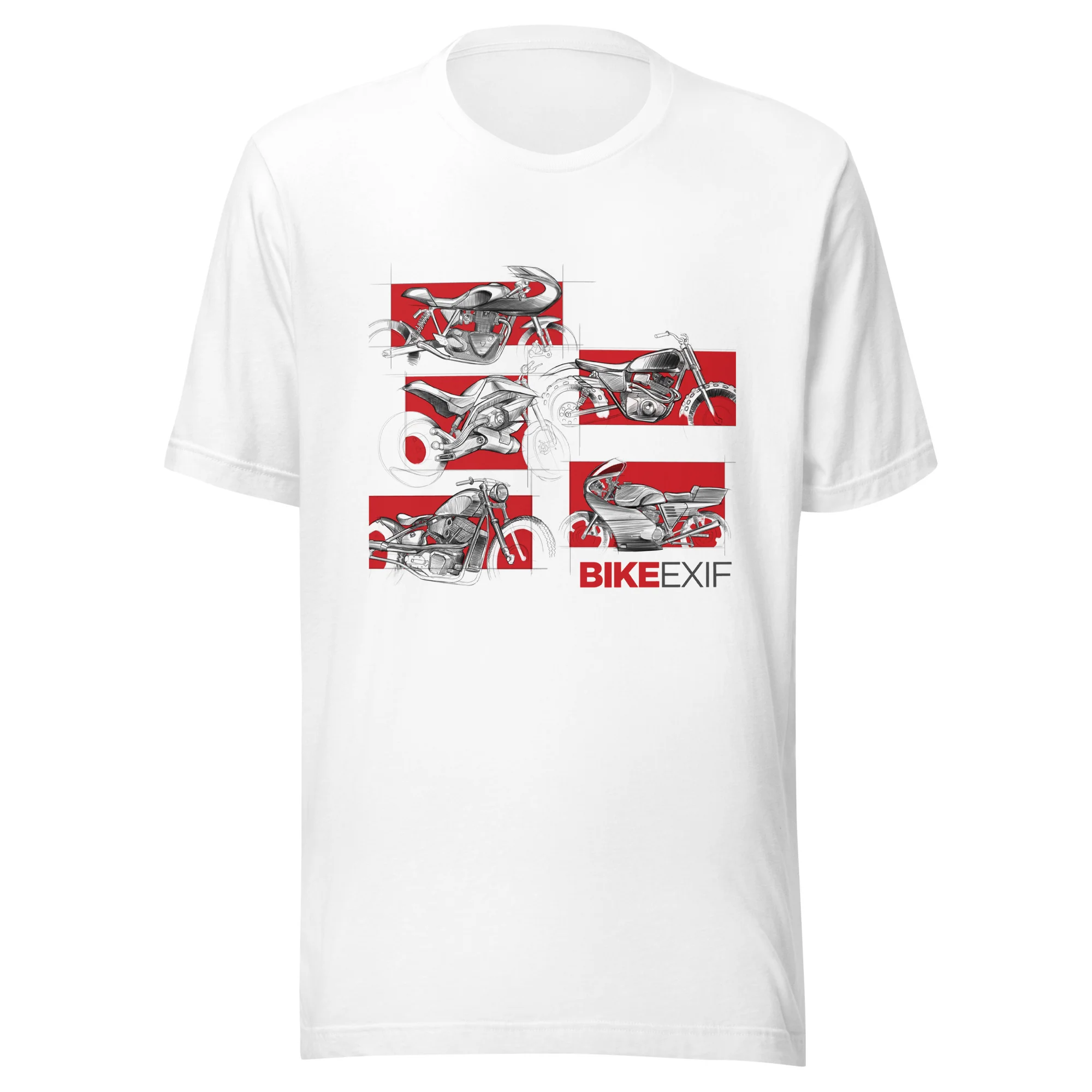 Vélo EXIF ​​Art de la Machine Moto T-Shirt Unisexe