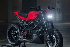 Ducati Multistrada café racer par NorthEast Custom