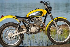 Unholy Matrimony : marier Cagiva et Ducati Bits dans un hybride Trial de 308 cm3