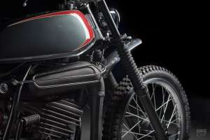 Yamaha DT175 restomodé par Sabotage Motorcycles