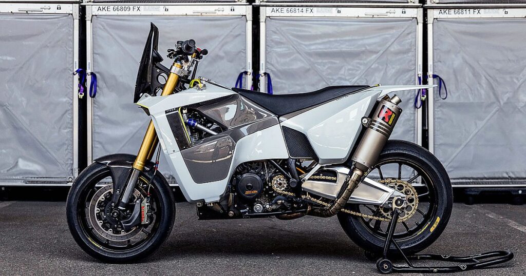 Pour les hooligans uniquement : la supermoto KTM 1190 Adventure R de Max Hazan
