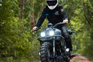 Scrambler Yamaha XSR155 personnalisé par K-Speed