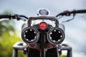 Scrambler Yamaha XSR155 personnalisé par K-Speed