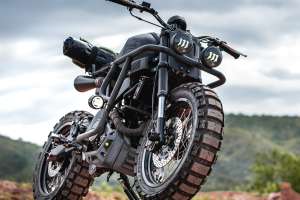Scrambler Yamaha XSR155 personnalisé par K-Speed