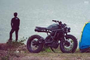 Scrambler Yamaha XSR155 personnalisé par K-Speed