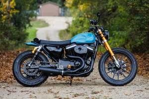 Harley XLH 883 personnalisée par David Zemla