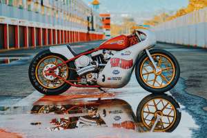 Harley Sportster 1200 rigide de Mika Motorcycles