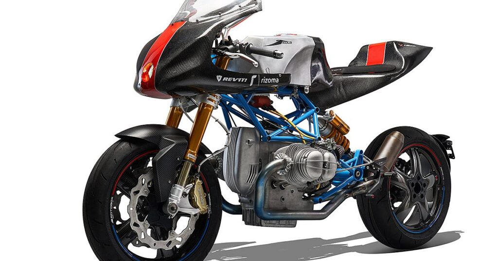 Battle of The Twins Redux : un vélo de course BMW de 310 livres