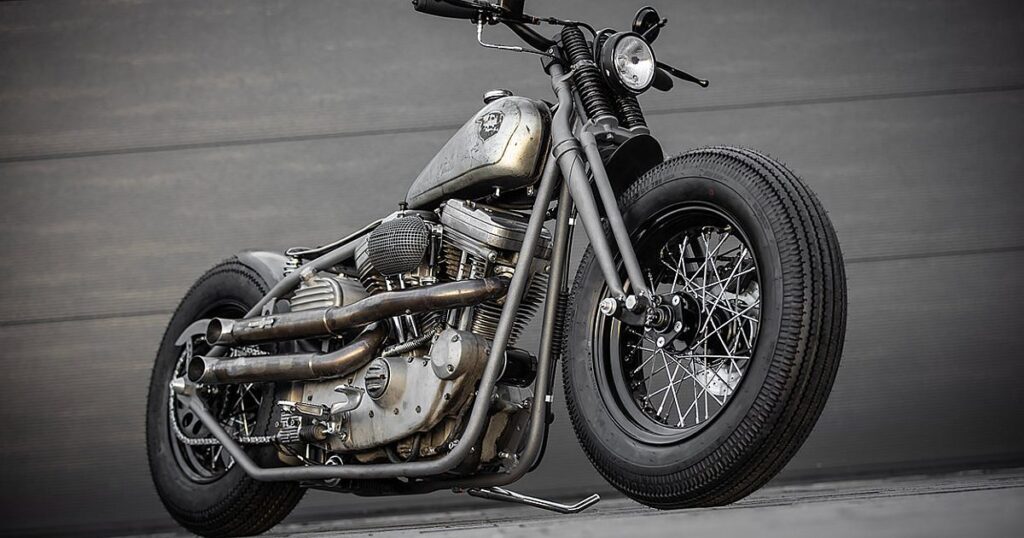 The Survivor : Un semi-rigide Harley Sportster par MB Cycles