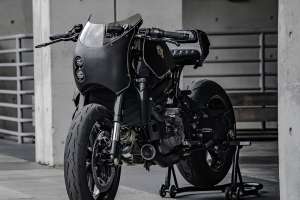 Ducati Monster 821 café racer par Rough Crafts